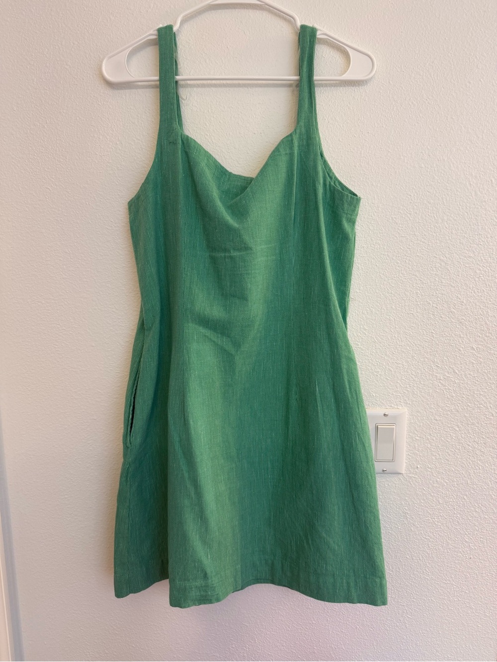 a new day Green Scoop-Neck Mini Dress